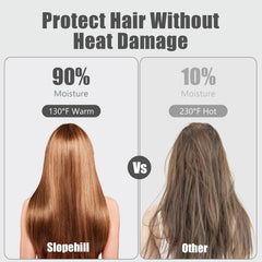 Slopehill 2 billion ions feature for smoother hair