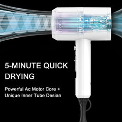 Slopehill Professional Ionic Hair Dryer cool-shot button in action for precise styling.