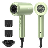 Slopehill professional ionic hair dryer front view in lime cream for fast, even drying