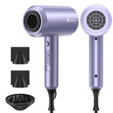 Slopehill professional ionic hair dryer front view in lavender finish for comfortable styling.