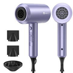 Slopehill professional ionic hair dryer front view in lavender finish for comfortable styling.