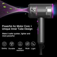 Slopehill hair dryer side view highlighting compact, lightweight design