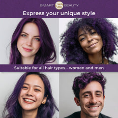 Smart Beauty mess-free application gloves ensure clean, precise color with no drips.