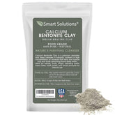 SMART SOLUTIONS Calcium Bentonite Clay tub closeup shows premium texture for gentle cleansing