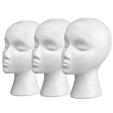 Smilco 11-inch wig head stand shows compact, portable display for travel.
