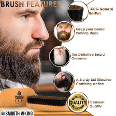 Smooth Viking grooming set styling tool for men shown for versatile beard shaping.