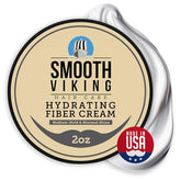 Smooth Viking Hydrating Fiber Cream packaging ideal for on-the-go hydration and styling.
