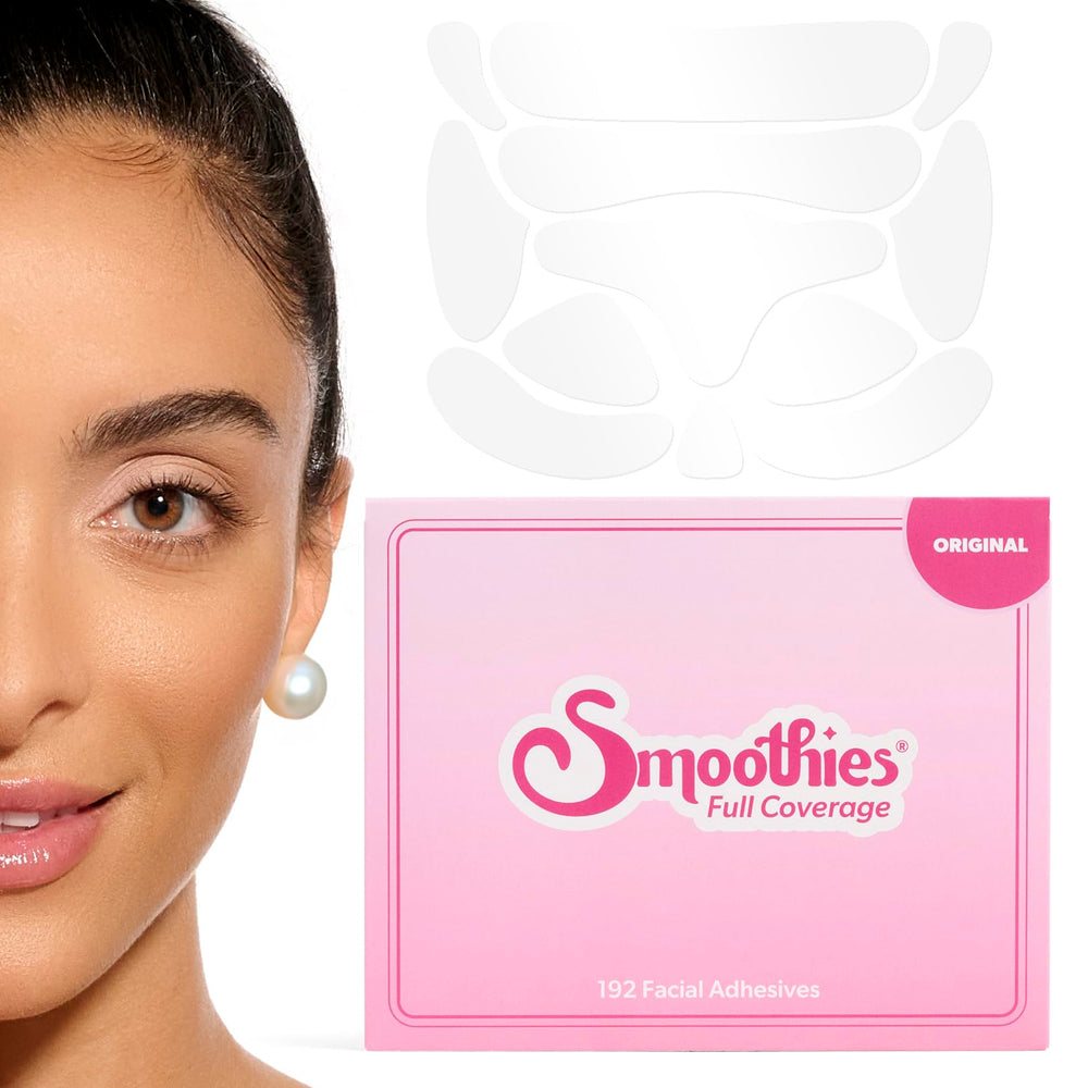Smoothies full-coverage wrinkle patches box ready for overnight smoothing of fine lines