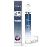 SNFAJOHE dark spot serum roller application demonstrates precise coverage for even-tone results.