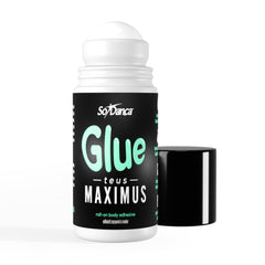 So Danca Glue-teus Maximus roll-on bottle provides secure hold for stage costumes