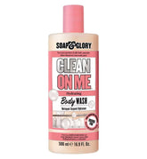 Soap & Glory Clean On Me bottle front for a refreshing daily cleanse.