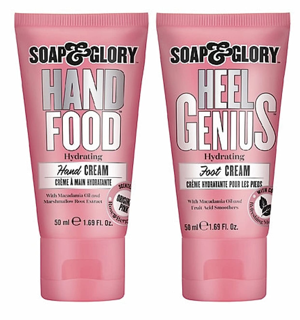 Soap & Glory Wait on Hand Cream bottle close-up for nourishing hydration