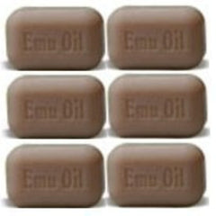 The Soap Works Emu Oil Soap Bar lathering shows rich foam for skincare routines.