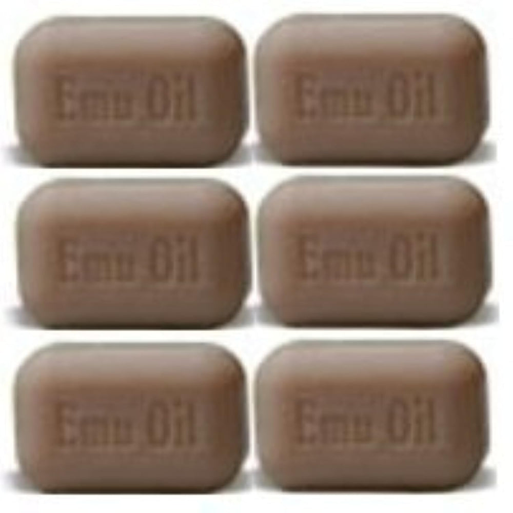 The Soap Works Emu Oil Soap Bar packaging highlights eco-friendly design for mindful cleansing.