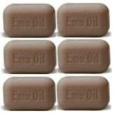 The Soap Works Emu Oil Soap Bar packaging highlights eco-friendly design for mindful cleansing.