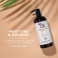 Soapbox Coconut Oil Shampoo packaging box highlights vegan and cruelty free credentials