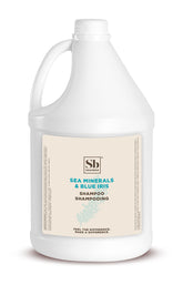Soapbox Sea Minerals Blue Iris shampoo bottle with ocean-inspired scent for daily refreshing wash
