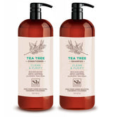 Soapbox Tea Tree Shampoo bottle showcases cleansing formula for refreshed hair