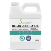 Soapeauty Clear Jojoba Oil bottle close-up for versatile skincare moisture