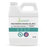 Soapeauty fractionated coconut oil bottle pour for smooth skin and hair hydration