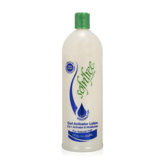 SOF N' FREE moisturizer-curl-activator bottle delivers defined curls with light hold.