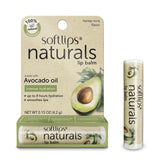 SoftLips Natural avocado balm tube for rich hydration and conditioning lips.