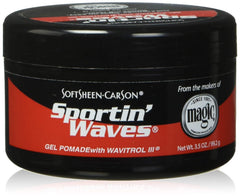 SoftSheen Sportin Waves gel-pomade 3-pack box for defined waves with long-lasting hold