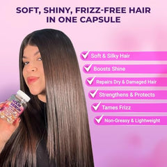 sohl-I.D. hair serum application dispense demonstrates easy, mess-free pump for quick styling.