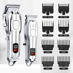 Soieho hair clipper LED display highlights battery status for easy cordless grooming.