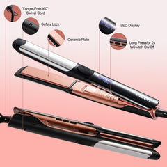 Sokany 3D ceramic floating plates glide smoothly across hair types.
