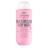 Sol de Janeiro Beija Flor Body Wash bottle in a creamy hydration context.