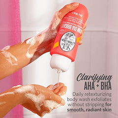 Sol de Janeiro Bom Dia Bright Body Wash ingredients highlight fruit-derived AHAs and salicylic acid.