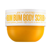 Sol de Janeiro Bum Bum Body Scrub packaging showcases premium at-home spa vibe.