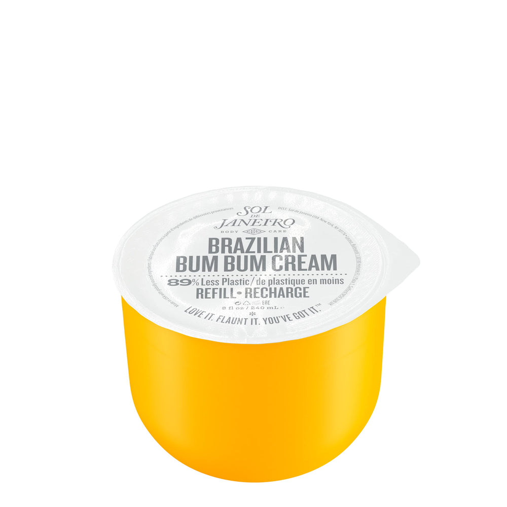 Sol de Janeiro Bum Bum Cream jar close-up showing creamy texture for radiant skin
