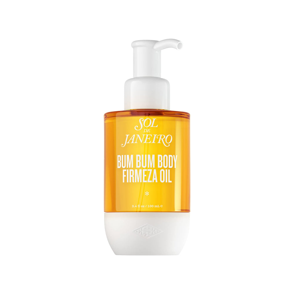 Sol de Janeiro Bum Bum Firmeza bottle pour for easy, fast-absorbing application.