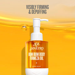 Sol de Janeiro Bum Bum Firmeza oil texture for non-greasy, quick absorption.