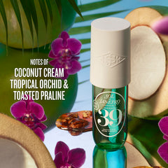 Sol de Janeiro Cheirosa 39 spray action demonstrates quick refreshing scent on the go.