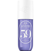 Sol de Janeiro Cheirosa 59 bottle on display with vanilla violet sandalwood for warm mood