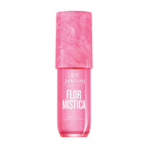 Sol de Janeiro Flor Mistica bottle close-up highlighting orange blossom and golden musk