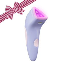 Solawave Bye Acne blue-light therapy in use targeting blemishes