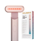 Solawave red-light wand for face and neck supports smoothing fine lines and even skin tone.