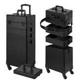 Somduy Rolling Makeup Case front view for easy transport during on-site sessions