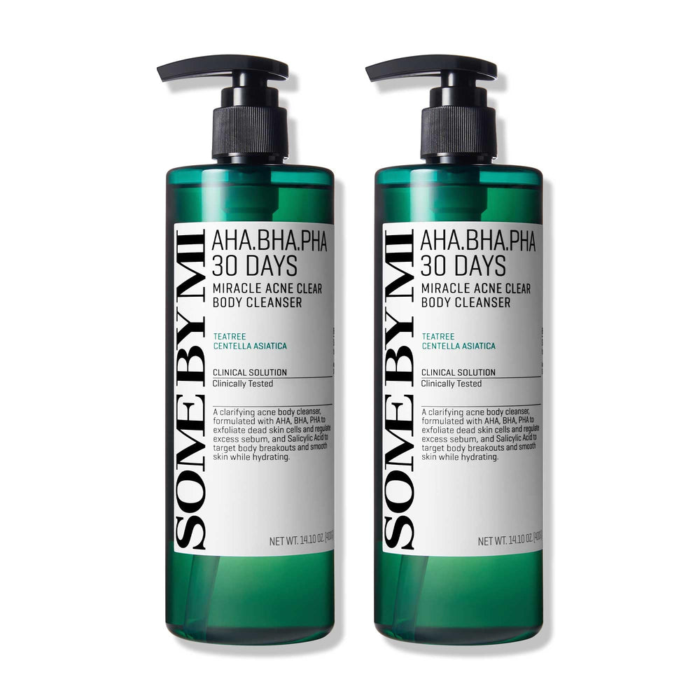 Two-bottle SOME BY MI body cleanser pack for deep cleansing of oil and impurities.