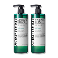 Two-bottle SOME BY MI body cleanser pack for deep cleansing of oil and impurities.