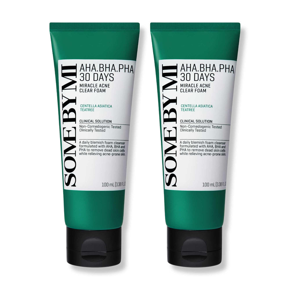 SOME BY MI AHA BHA PHA 30 Days Miracle Foam packaging shown for value pack