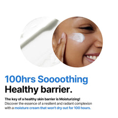 SOME BY MI Beta-Panthenol Repair Cream application image highlights smoothing, non-sticky finish