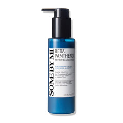 SOME BY MI beta-panthenol repair gel cleanser bottle delivers gentle cleansing and balanced pH.