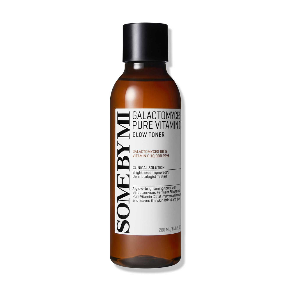 SOME BY MI Galactomyces Vitamin C Toner bottle showcases brightening and hydration for a radiant complexion.