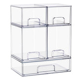 Sorbus acrylic storage containers small drawer for compact cosmetics organization