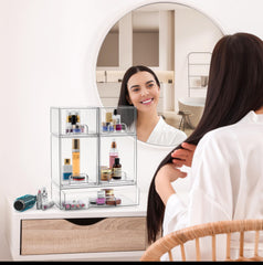 Sorbus acrylic storage pantry organizer clearly displaying kitchen item separation